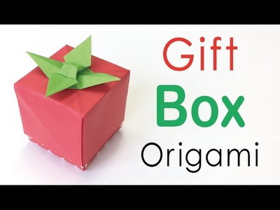 Origami Paper Tomato Gift Box ✨DIY✨ - Origami Kawaii〔#143〕