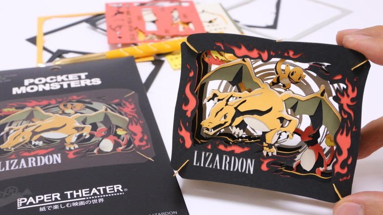 Pokemon DIY Paper Craft Lizardon Paper Theater