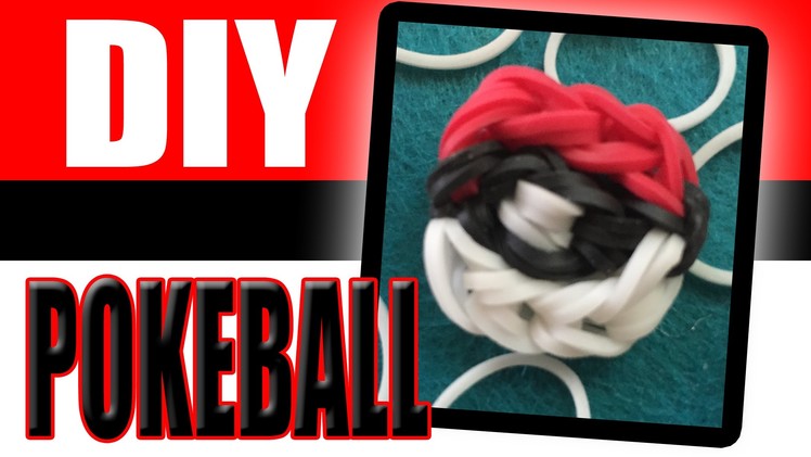 Pokemon Go | How to Make the Pokeball Using Loom Bands DIY Craft
