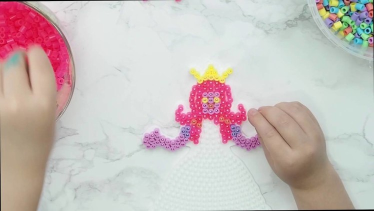 Princess DIY Craft with Hama Beads!  - Lulu's Toy house