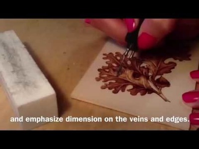 Pyrography: How to Add Shading and Texture to Leaves