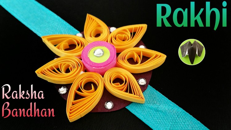 Quilling Tutorial to make "Flower Rakhi Bracelet for Raksha Bandhan" | Handmade |DIY | Design 4