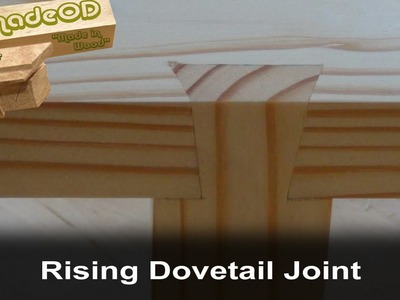 Rising Dovetail Joint Cut By Hand - 'Impossible Dovetail'
