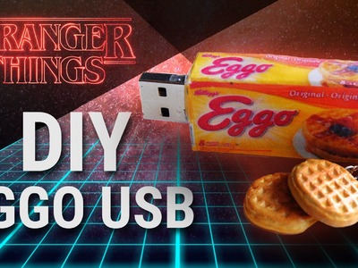 ''STRANGER THINGS'' DIY Polymer Clay EGGO USB - Back to School Craft
