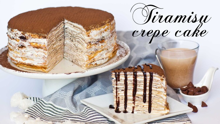 Tiramisu Crepe Cake