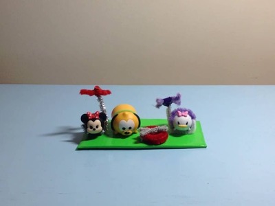 Tsum Tsum Craft - Minnie Mouse, Pluto and Daisy Duck