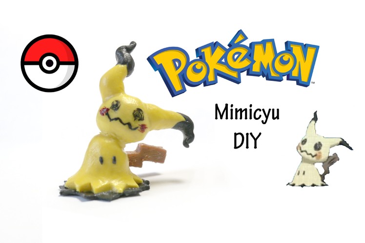 Tutorial: DIY Mini Mimikyu Pokemon GO - FIMO, Polymer Clay,  Craft