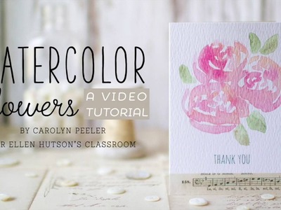 Watercolor Flowers Video Tutorial