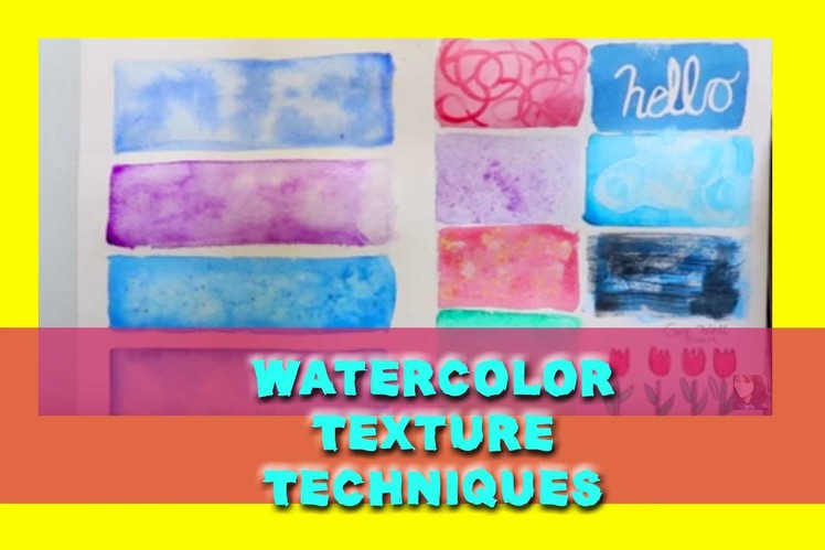 Watercolor TEXTURE Techniques (Watercolor Tips and Tricks) - @dramaticparrot