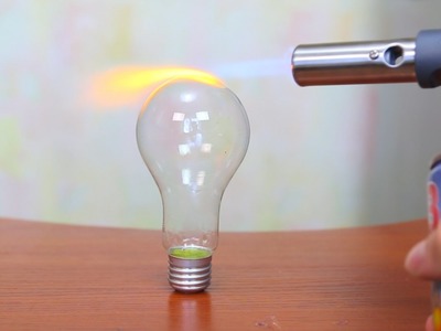 What can be made from an incandescent lamp