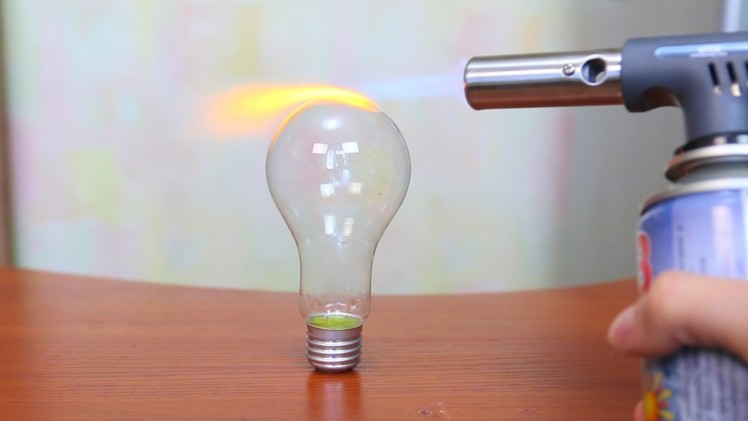 What can be made from an incandescent lamp