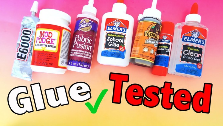 Which Glue is Best for Making Slime Test ?