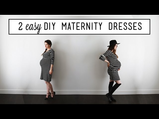 2 Easy DIY Maternity Dresses