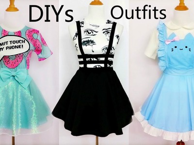 3 Cool&Creative DIY Outfits: DIY Mint Shimmering Skirt+Bandage Suspender Skirt+Cat Maid Costume