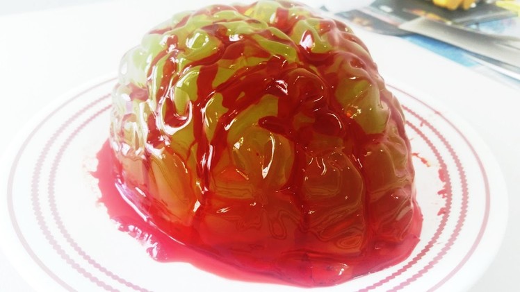 Brain Jelly Gummy Mold diy How To Recipe kitchen Halloween