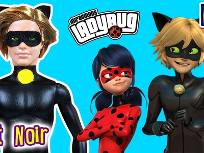 Cat Noir Miraculous Ladybug Custom Ken Doll - DIY - Barbie & Ken Tutorial