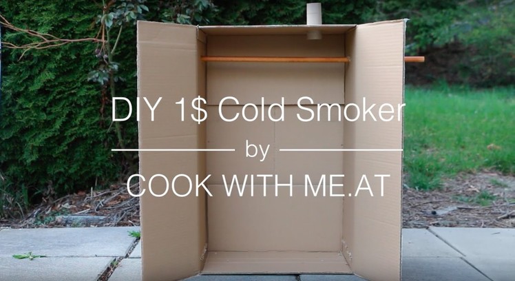 DIY 1$ Cold Smoker - Video Tutorial (Galileo Special) - COOK WITH ME.AT