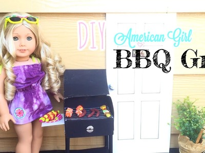DIY American Girl Doll BBQ Grill!