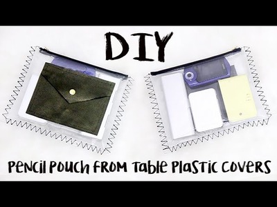 DIY: Back To School Clear Pencil Pouch