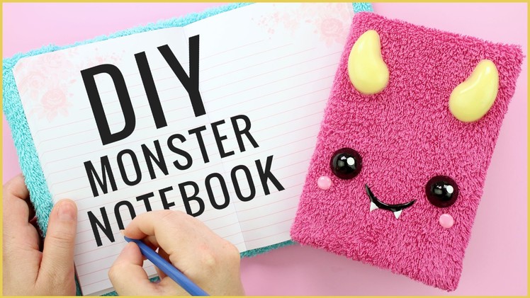 DIY Back to School Monster Notebook!