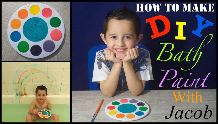 DIY BATH PAINT FOR TODDLERS & KIDS | EASY & SIMPLE | RINSES AWAY INSTANTLY!