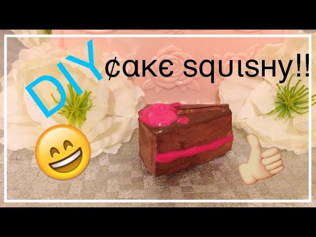 DIY Cake Squishy!! + How to make tag and packaging!!