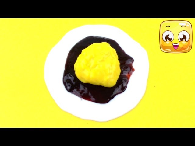 DIY Coke Slime Fried Egg without Borax or Tide | Homemade Slime