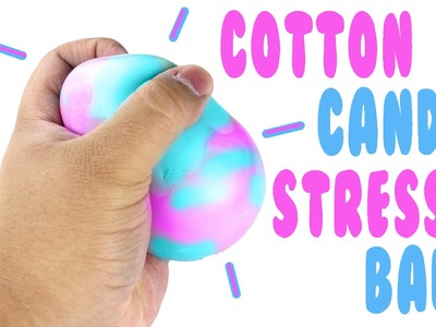 DIY | Cotton Candy Stress Ball - HOW TO MAKE A STRESS BALL!!!