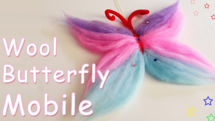 DIY CRAFTS - Wool Butterfly Mobile - Ana | DIY Crafts