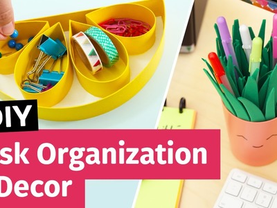 DIY Desk Organization & Decor | Collab with Makoccino | Sea Lemon