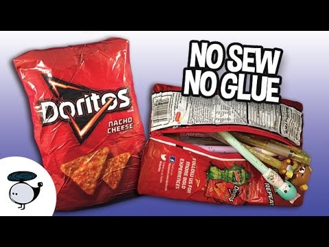 DIY Doritos Pencil Bag - No Sew, No Glue! Back to School Tutorial
