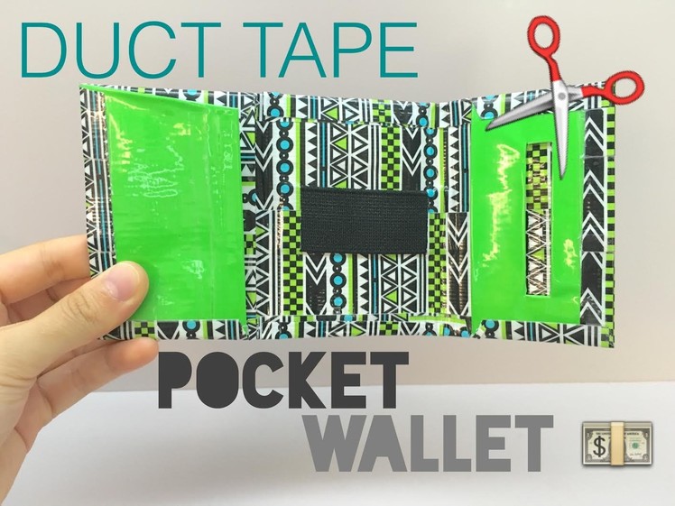 DIY Duct Tape Pocket Wallet Tutorial (ADVANCED)