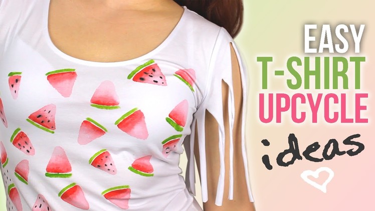 DIY: Easy T-Shirt Upcycle Ideas that are perfect for Summer! | Cutify DIY #2