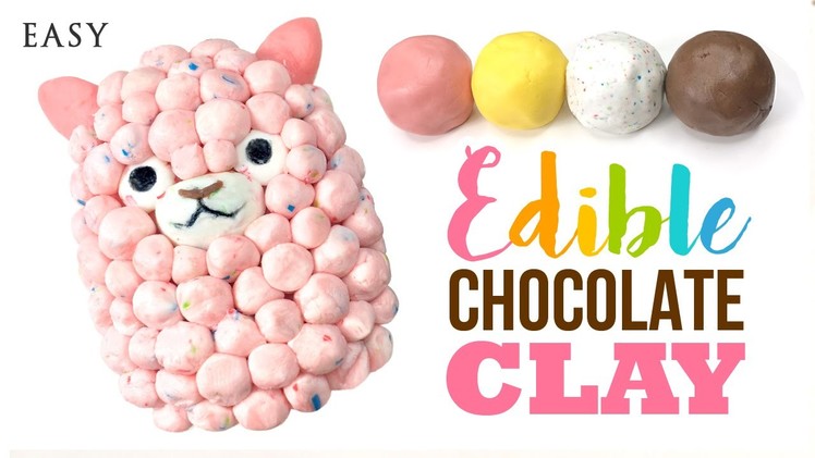 DIY EDIBLE Chocolate Clay!! Super Easy 2-Ingredient Recipe!