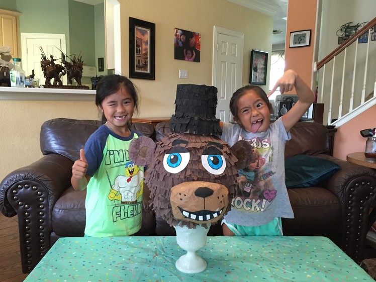 DIY FNAF Freddy Pinata - WOW!