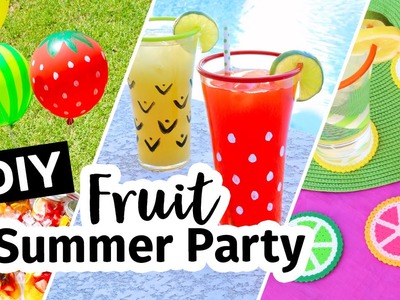 DIY Fruit Theme Summer Backyard Party | Sea Lemon
