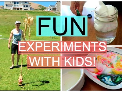DIY Fun Experiments for the Kids! | Michelle from Millennial Moms