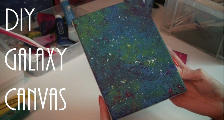 DIY Galaxy Canvas (ASMR)