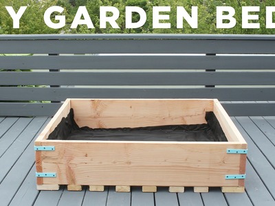 DIY Garden Beds | How to make raised garden planters for a deck
