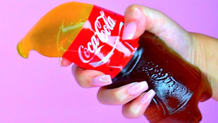DIY Giant Gummy Coa Cola Bottle At Home (Recipe) DIY SLIME Candy Melts!