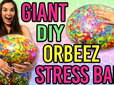 DIY GIANT ORBEEZ STRESS BALL TESTED!!