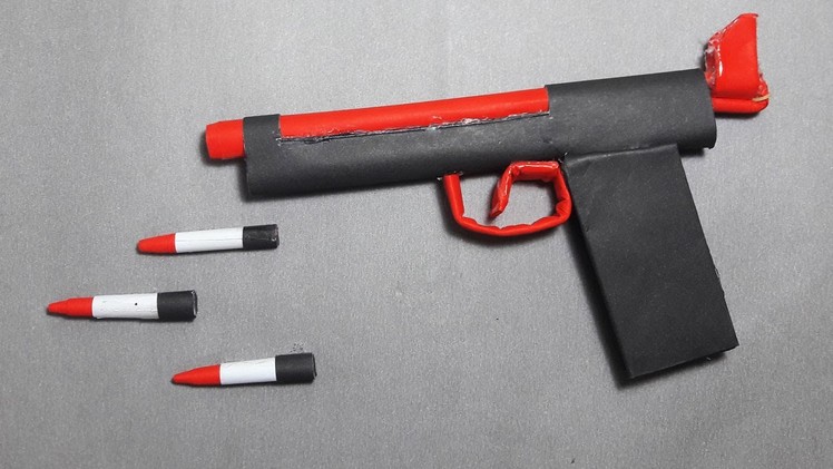 | DIY | How to make a paper TIGER GUN that shoots paper bullets-model-1' TOY WEAPONS' By Dr. Origami