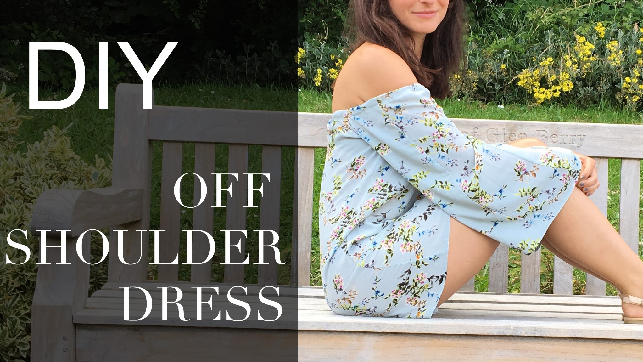 Diy How To Make An Off Shoulder Dress Szilvia Bodi 