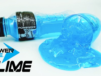 DIY How to make Powerade Slime - Without Borax