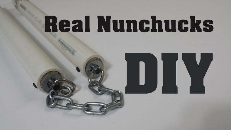 DIY: How to make Real Nunchucks (Nunchaku) : HD1080p