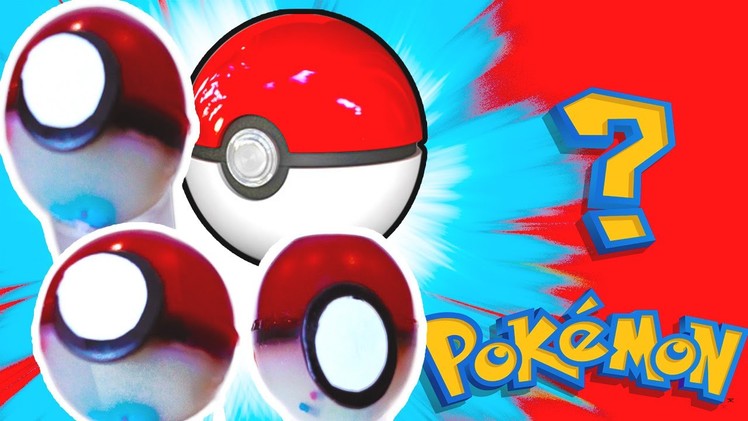 DIY JELLO GUMMY POKEBALLS! Mystery Pokemon Surprise Inside!!