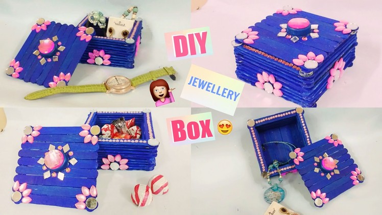 DIY JEWELLERY BOX | MULTIPURPOSE STORAGE BOX | BEST OUT OF WASTE |