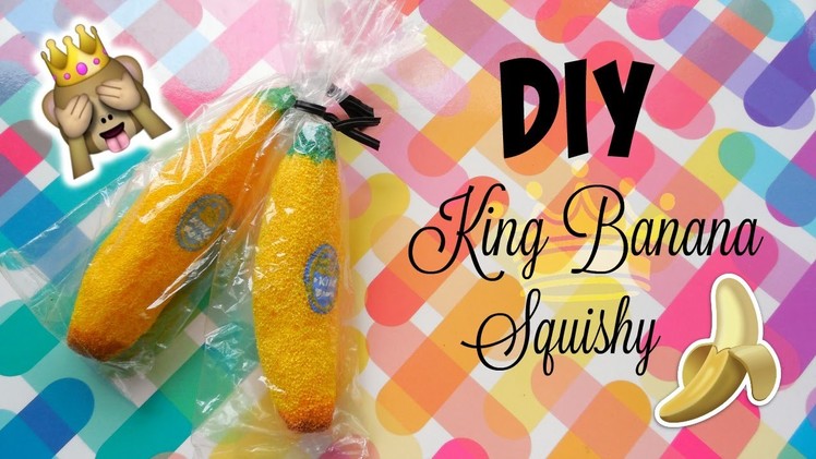 DIY King Banana Inspired Squishy | mishcrafts