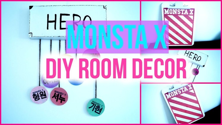 DIY KPOP. MONSTA X Room Decor | KpopStyled