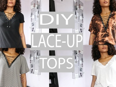 DIY LACE-UP TOPS | ARIANA.AVA